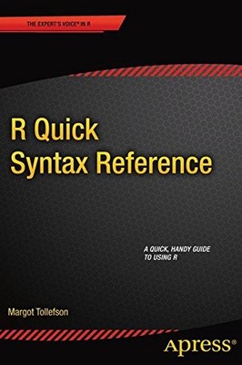 R QUICK SYNTAX REFERENCE By Margot Tollefson *Excellent Condition*