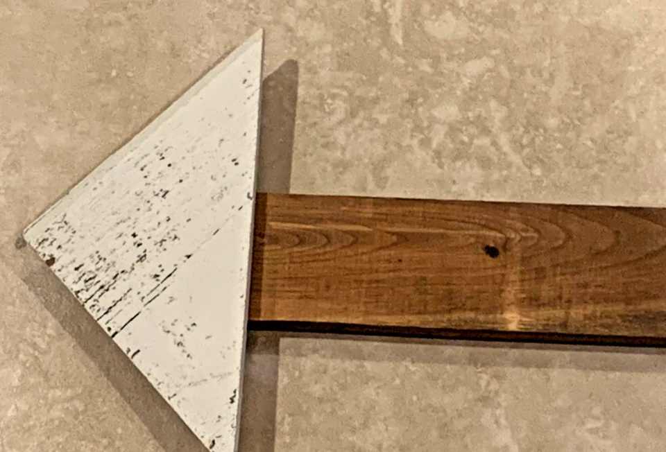 Wooden Arrow Wall Decoration Artwork Directional Home Decor - Image 2 of 3