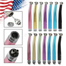 NSK Style Dental High Speed Handpiece Turbine 4 Hole/2 Holes 7 Color Push Button
