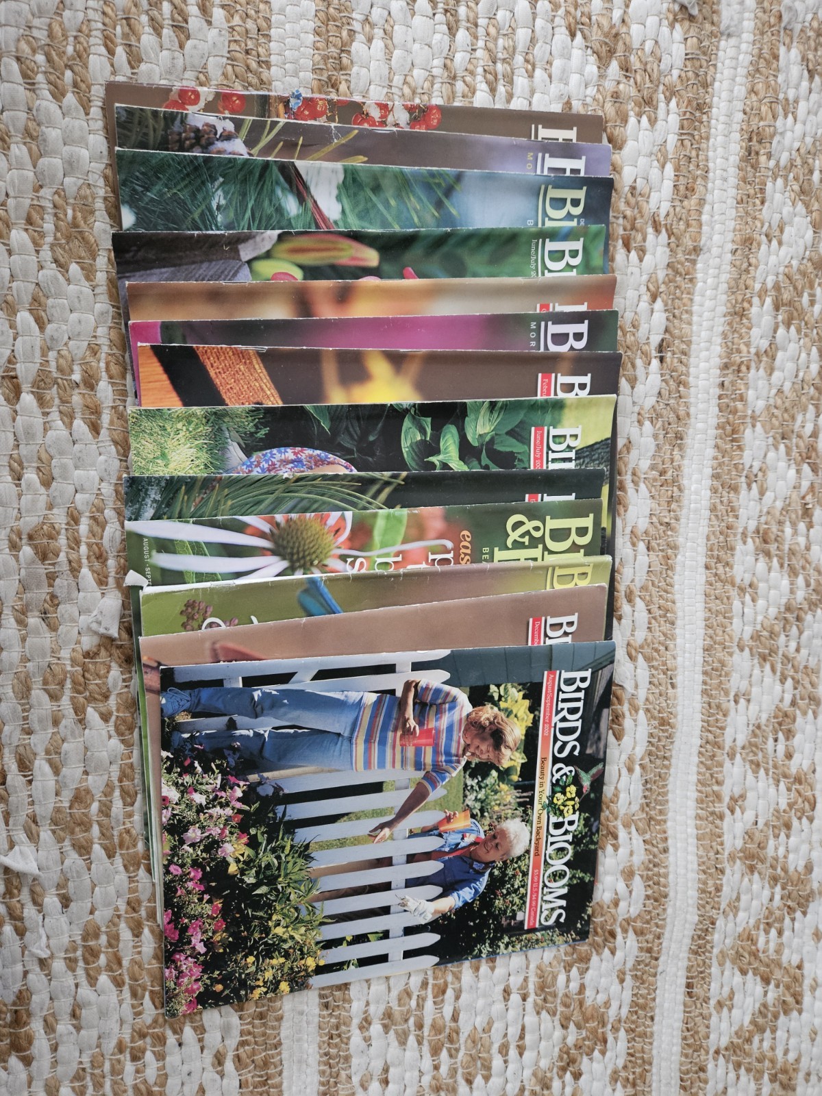 Lot of 13 Birds and Blooms Gardening Magazines Assorted Birds Nature