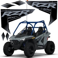 Polaris Rzr 200 Efi Utv Decals Graphics Kit Stickers Laminate 320 Micras Mate
