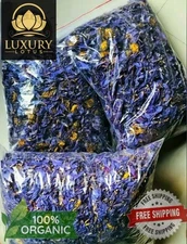 ORGANIC NATURAL BLUE LOTUS Nymphaea Caerulea Dried Flower 100% Harbal SMOKE /TEA