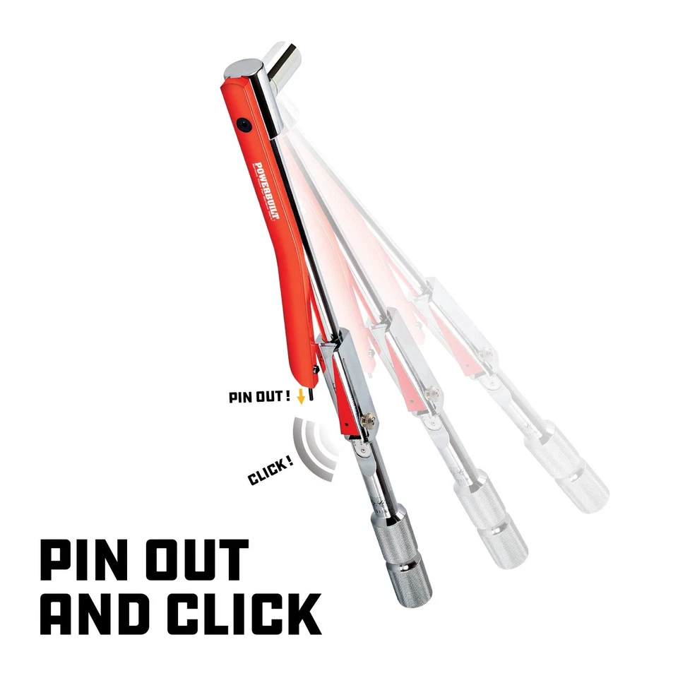 Precision Deflecting Beam Torque Wrench 20-220 ft lbs with Audible Feedback Case - Image 3 of 4