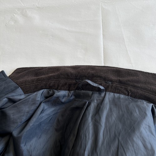 saks fifth avenue navy quilted jacket - Picture 12 of 13