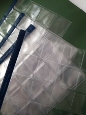 10 PAGINE FOGLI INSERTI LUSSO X MONETE IN OBLÒ DI CARTONCINO A  20 TASCHE 55X50