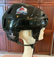 2019 Sam Girard Colorado Avalanche Game Used Stanley Cup Playoff Hockey Helmet