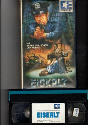 Embassy Video   James Earl Jones   EISKALT   VHS Rarität  FSK18