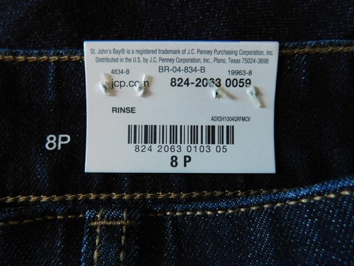 St. John's Bay Secretly Slender Mid Rise Straight Leg Damenjeans 8P NEU - Bild 4 von 40