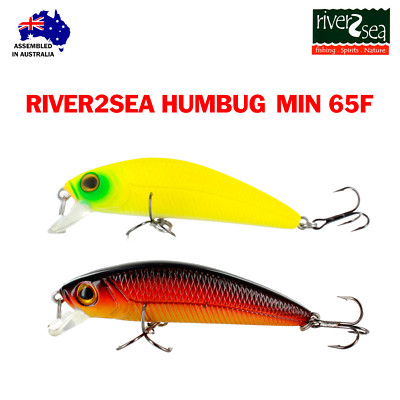 RIVER2SEA HUMBUG Minnow 65F 6.5 cm, 8.2 g Australian Floating Fishing Wobbler