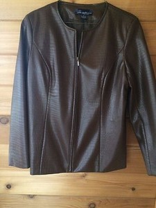 susan graver leather jacket