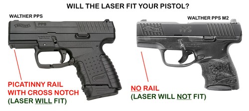 Green Laser Sight for Walther: CCP M2 P99 AS P99c PPX PK380 PPQ PPS w/ RAIL P22* - Picture 2 of 3