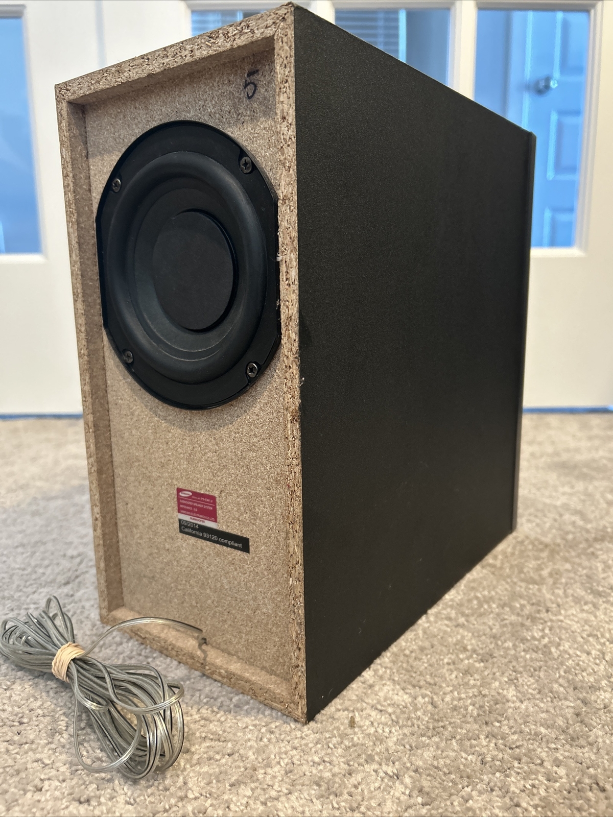 Samsung Subwoofer PSEW12 Home Theater Speaker Sub TESTED & WORKS eBay