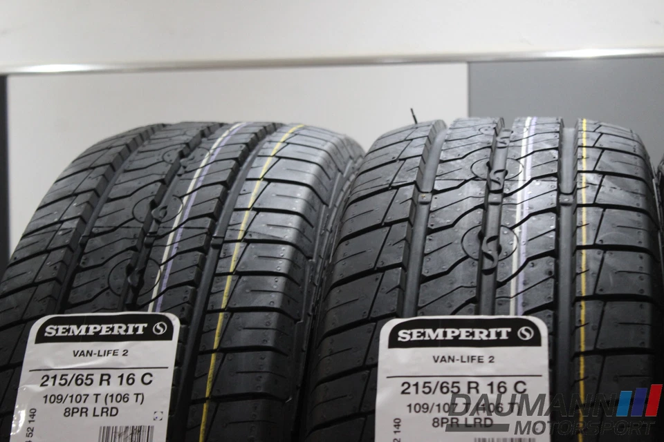 4x SOMMERREIFEN + Semperit Van-Life 2 + 215/65 R16 109 107 T + Reifen Sommer NEU - Bild 2 von 4