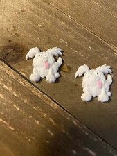 Happy Puppy with Pink Tongue Post Earrings