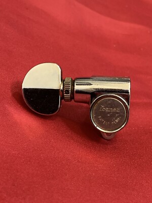 Vintage 1970s IBANEZ  LOCKING Guitar Tuner Patent Pend Logo Cover Nickel JAPAN