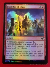 1x First Day of Class | FOIL | Strixhaven School of Mages | MTG Magic Cards