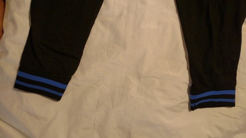 XOXO Womens NEW Pants Stretchy Zippers Black Blue Elastic Bottoms NWT XL Ladies - Foto 11 di 12