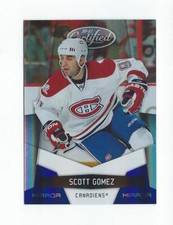 2010-11 Certified Mirror Blue #77 Scott Gomez Canadiens 021/100 