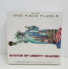Statue of Liberty Shaped 1000 Piece Jigsaw Puzzle NYC Made In USA Sealed New