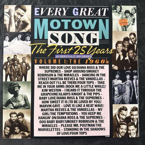 every great motown song the first 25 years vol1 the 60's - various 5343ML 1984