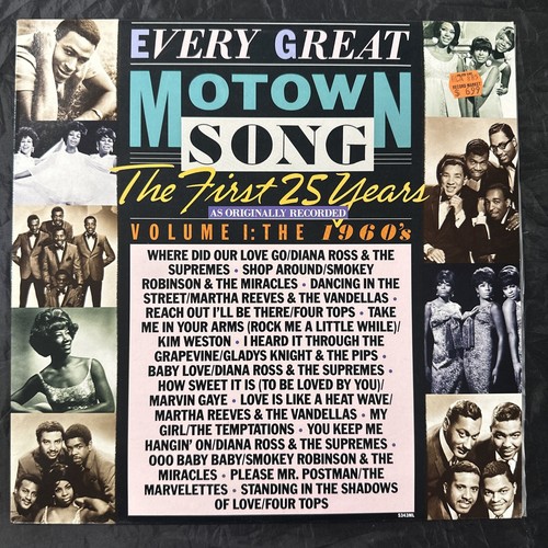 every great motown song the first 25 years vol1 the 60's - various 5343ML 1984 - Photo 1/11