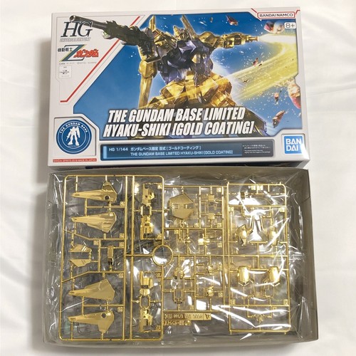 Hyaku-Shiki Gold Coating 1/144 The Gundam Base Limited Bandai - Picture 2 of 6