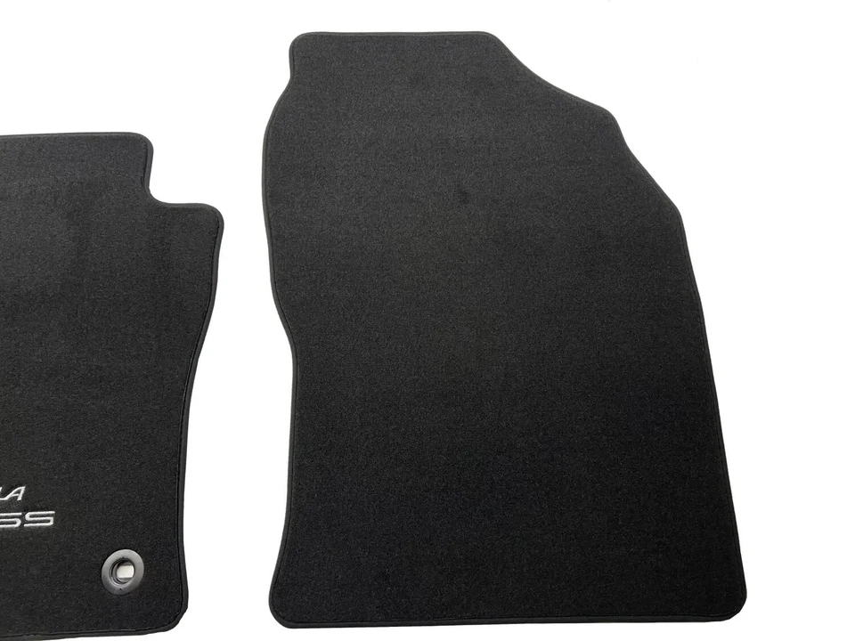 OEM Toyota Corolla Cross Floor Mats Velour Original Fabric Black Logo Carpet - image 4 of 4
