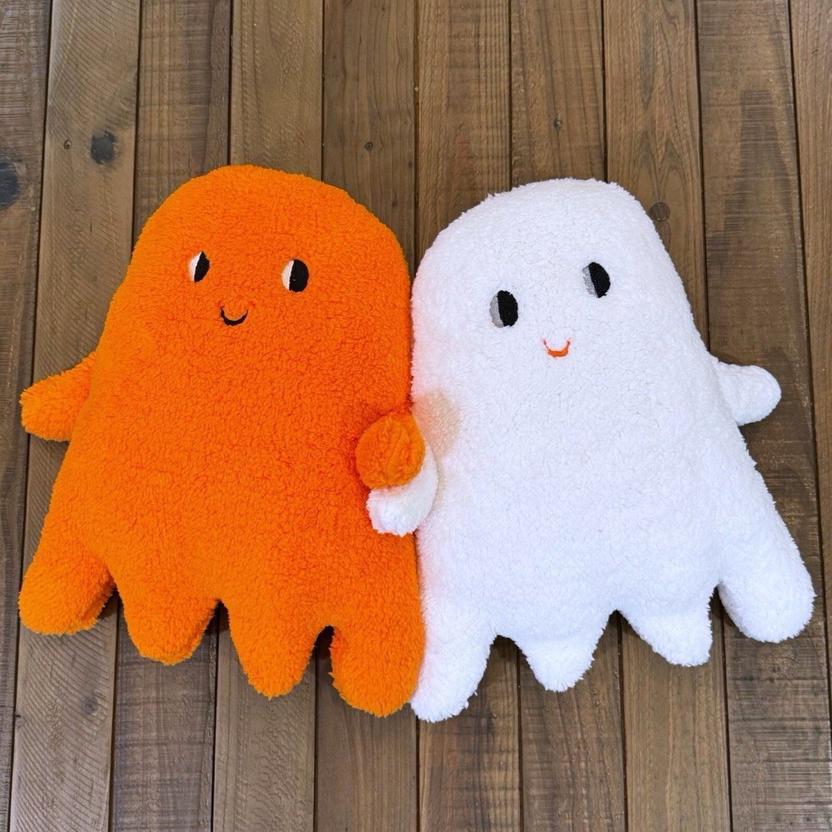 Target Hyde & Eek Ghost Faux Shearling Halloween Throw Pillows