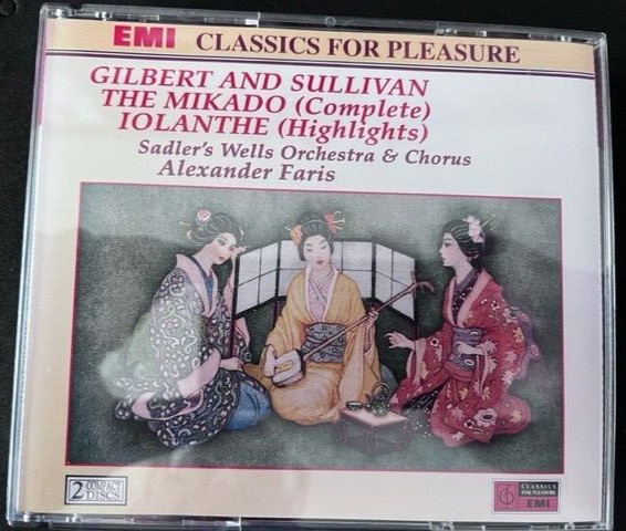Gilbert & Sullivan - Mikado (Complete) + Iolanthe (Highlights) - EMI 2CD