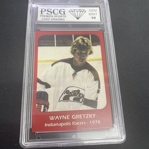 1978 NATIONAL SPORTS CARD WAYNE GRETZKY 1 INDIANAPOLIS RACERS GRADED