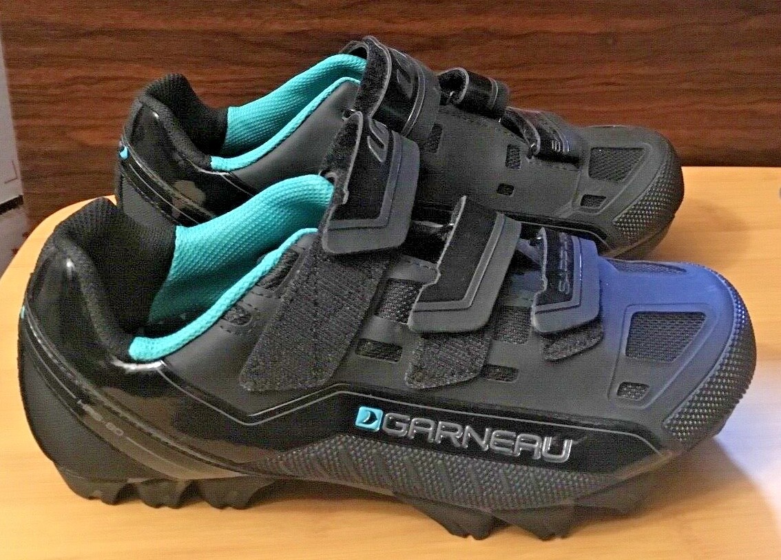 Chaussures VTT Louis Garneau HRS-80 Femme - Taille 42/11, Noir Et Sarcelle
