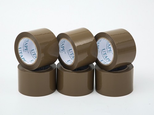 "Cinta de sellado caja de cartón color bronceado 3"X 330' envío embalaje móvil (1 rollo) - Imagen 4 de 9