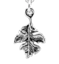 Oak leaf Charm Necklace #1088