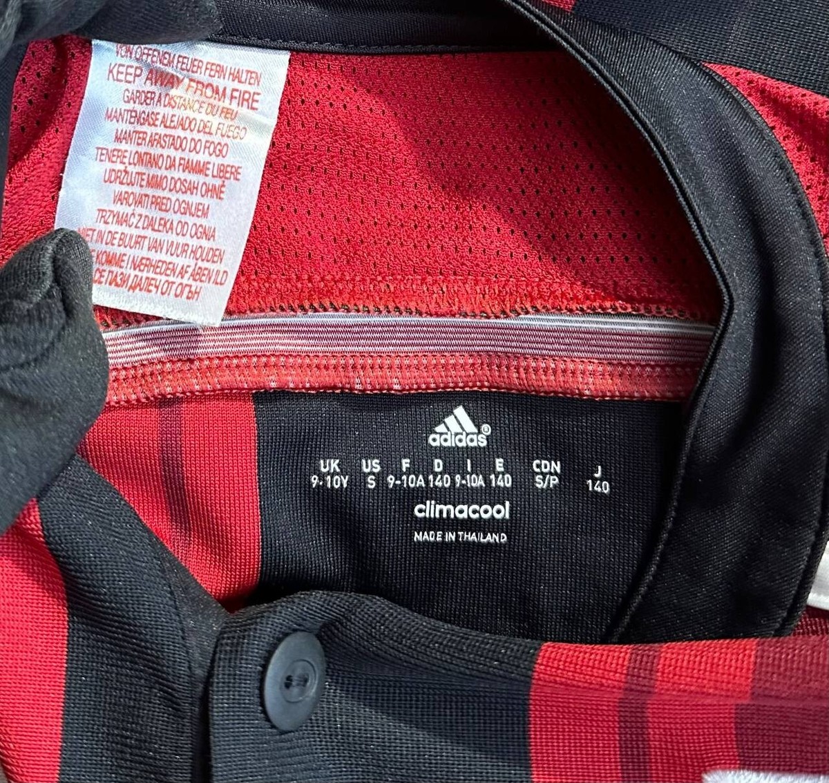 14-15 ACミラン　メネズ　アディダスオフィシャルユニフォーム AC Milan home Adidas Ménez #7 2014/15 Serie A Football Shirt