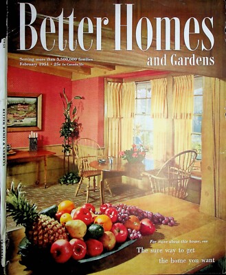 Original 1951 Better Home & Garden Cover Ad: Featuring The Sure way to eat...