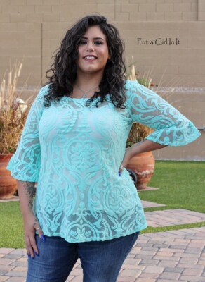 mint plus size shirt