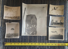 US WWII 8x10 Press Photo Paratrooper Training and one-of-a-kind mass jump 4x5's