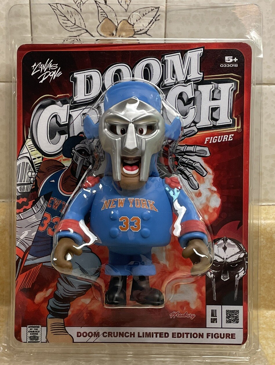 The Canvas Don &ldquo;Doom Crunch&rdquo; Custom MF Doom Figure In-Hand Lego Madvillany