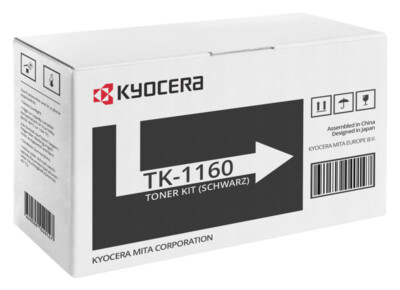 Kyocera 1x Original Mita Toner TK-1160 ECOSYS P2040 dn dw