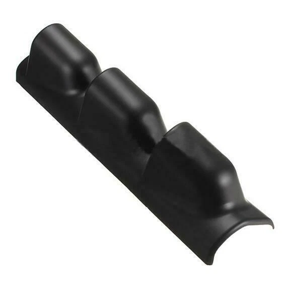 Soporte de montaje en cápsula medidor de tablero triple orificio negro 52 mm ABS Hot SalesUniversal para automóvil Foto 4 de 4