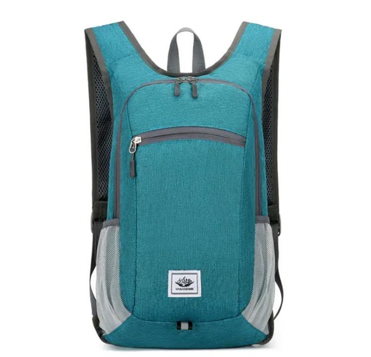 Mochila Plegable 15L Portátil Hombre Mujer Exterior Ocio Viaje Senderismo Bolsa