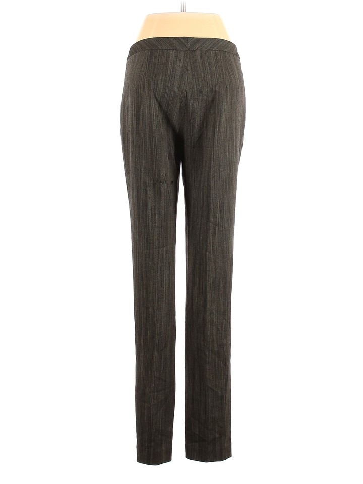 Pantalon Costume Pour Femme Yansi Fugel - Taille 6, Laine Mélangée, Gris Rayé Rouge - Occasion En Très Bon état