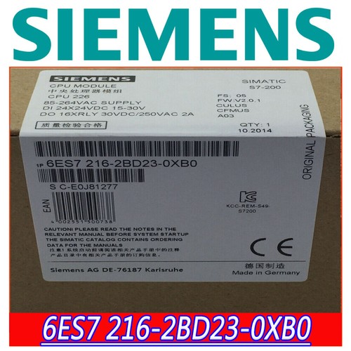 Siemens 6ES7 216-2BD23-0XB0 - New Arrival, Stocked & Ready, Top-notch Quality - Picture 1 of 5