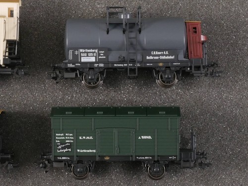 Märklin 4510 Wagon Set Württemberg 4x Freight Car AC H0 Top! Boxed 1702-24-34 - Picture 6 of 9