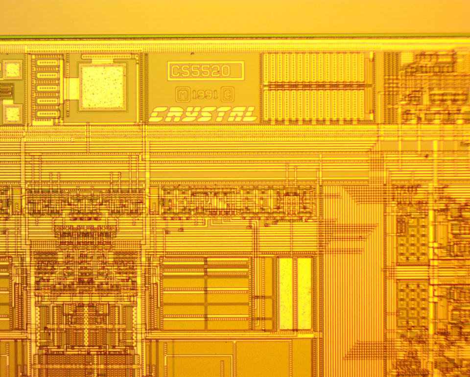5” Silicon Wafer Crystal CS5520, Vintage 1991 - Image 4 of 4