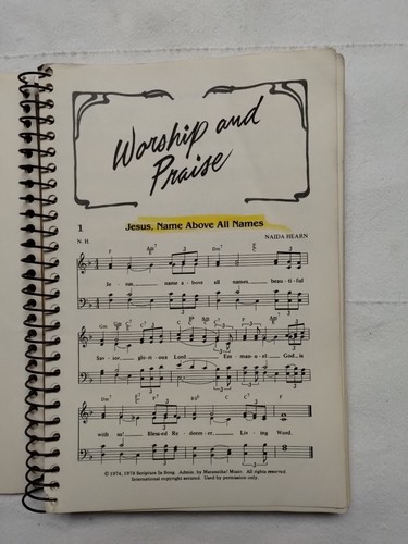 Master Chorus Book - 250 Contemporary Traditional & New Choruses 1987 Ring Bound - Foto 4 di 9