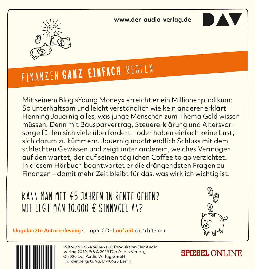 Thumbnail - Young Money Guide, 1 Audio-cd, 1 Mp3 | Henning Jauernig | 2020 |