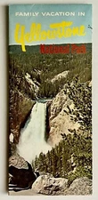 1963 Yellowstone National Park Family Vacation VTG Travel Brochure Recreation WY