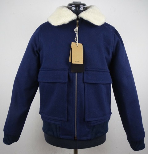 A.P.C Snowbird Jacket Wooljacke Damen Designer Jacke Marine Gr.36 NEU mit ETIKET - Bild 4 von 12