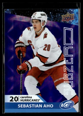 2021-22 Upper Deck Ice Sub Zero Sebastian Aho Carolina Hurricanes #SZ-9